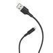 Кабель для заряджання та передачі даних Hoco X25 USB to Lightning Чорний 1 м 209-00049 фото 2