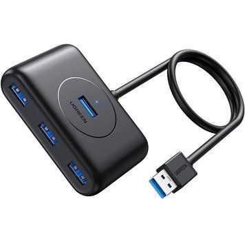 USB-хаб UGREEN CR113 USB 3.0 Hub 1m (Black) (UGR-20291) UGR-20291 фото