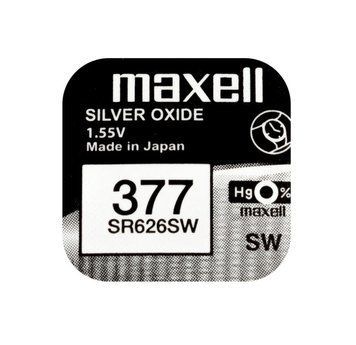 Батарейка MAXELL SR626SW 1PC EU MF (377) A 1шт (M-18292000) 4902580132248 фото