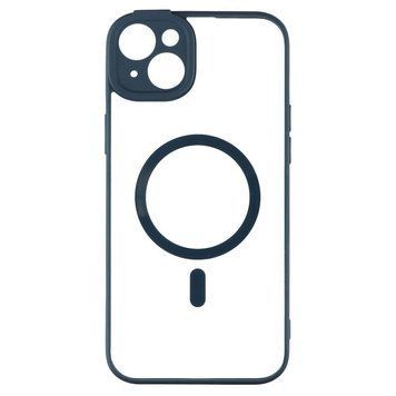Чехол Baseus Frame Series Magnetic Case+Glass 0.22mm для iPhone 14 Plus Blue 757-00221 фото