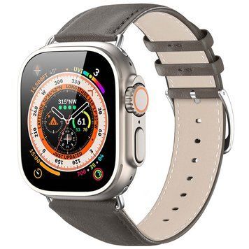 Ремінець Dux Ducis Leather Strap Classic для Apple Watch 38/40/41/42mm(ser.10) Grey 212-01789 фото