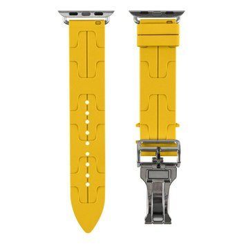 Ремінець для Apple Watch Hermes 38/40/41 mm Yellow 212-02219 фото