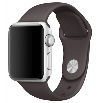 Силіконовий ремінець для Apple Watch 42/44/45/49 мм Coffee 212-00656 фото