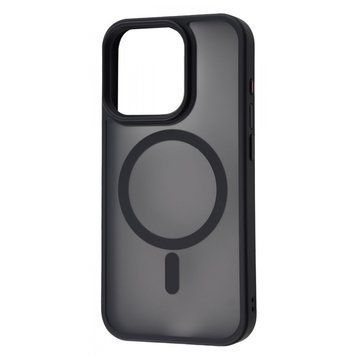 Чохол WAVE Matte Insane Case with Magnetic Ring для iPhone 15 Pro Black 656-07858 фото