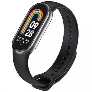 Силіконовий ремінець для Xiaomi Mi Band 8/9/10 Black 212-01337 фото