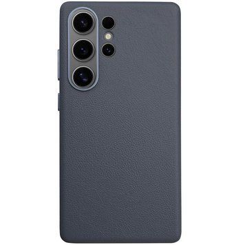 Кожаный чехол Leather Case для Samsung Galaxy S25 Ultra Midnight Blue 555-03205 фото
