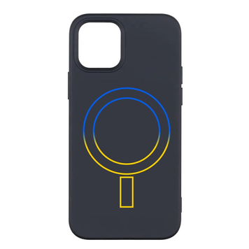 Патриотический чехол TPU Aneu with Magsafe для iPhone 13 Pro Max Черный 208-01915 фото