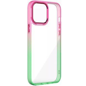Чехол TPU+PC Fresh sip series для Xiaomi Redmi 9C Салатовый / Розовый 777-06657 фото