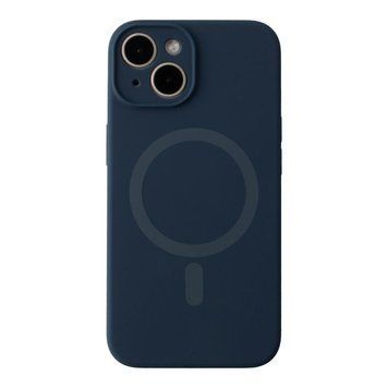 Чехол Glow Silicone Case Full Camera with Magsafe для iPhone 13 Dark blue 214-04007 фото