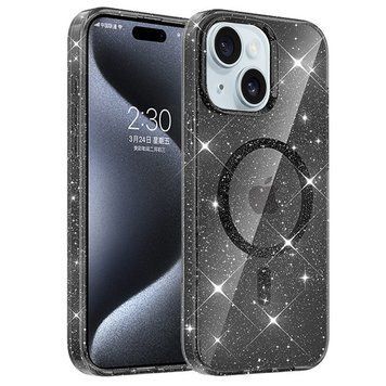 Чохол TPU Eclipse Sparkle (MagFit) для Apple iPhone 14 / 13 (6.1") Black 214-03792 фото
