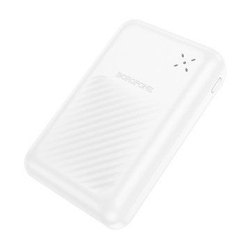 Зовнішній акумулятор BOROFONE BJ30A Starlight 22.5W+PD20W fully compatible power bank(20000mAh) White 216-00146 фото