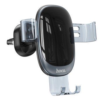 Тримач для мобільного HOCO H7 small gravity car holder(air outlet) Space Grey 656-00502 фото