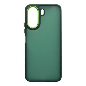 Чехол TPU+PC Space II Color Matte для Xiaomi Redmi 13C/Poco C65 Green 757-00721 фото