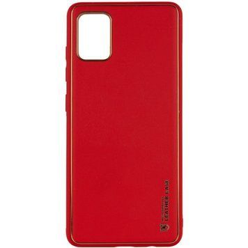 Кожаный чехол Xshield для Samsung Galaxy A04s Красный / Red ILSO-00000063192-6 фото