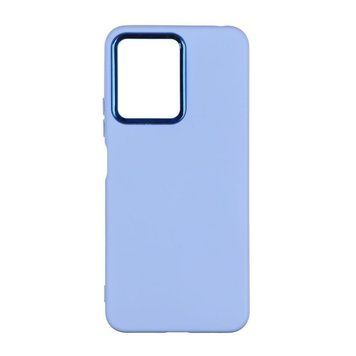 Чехол Silicone Cover Metal frame для Xiaomi Redmi Note 12 Pro+ 5G Sky Blue 208-03588 фото