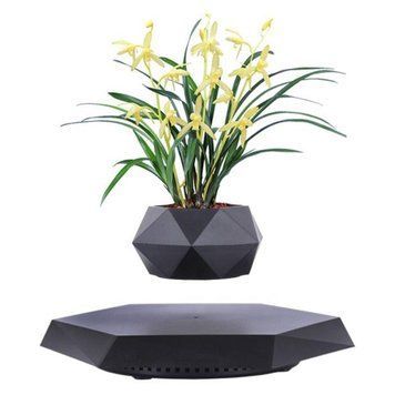 Магнитный левитирующий горшок для растений HCNT Magnetic Levitating Pot M10-PZ1 Black 656-03258 фото