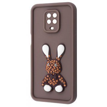 Чехол Pretty Things Case для Xiaomi Redmi Note 9S/Note 9 Pro Brown/Rabbit 777-01618 фото
