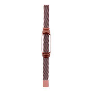 Ремінець для Xiaomi Mi Band 3/4 Milanese Loop Bordo 212-02421 фото