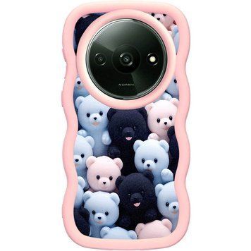 Чехол TPU Cloudy Pictures для Xiaomi Redmi A3 / Poco C61 4G Bears 555-01241 фото