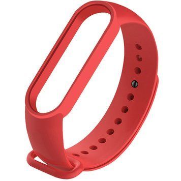 Силиконовый ремешок для Xiaomi Mi Band 3/4 Red 212-01183 фото