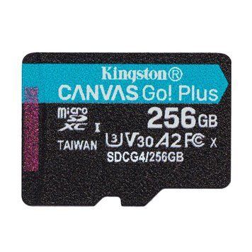 Карта памяти microSDXC (UHS-1 U3) Kingston Canvas Go! Plus 256Gb class 10 A2 V30 (R200MB/s, W-160MB/s) SDCG4/256GBSP фото