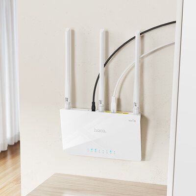 Маршрутизатор HOCO HI30 WiFi4 wireless router EU 656-01184 фото