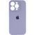 Силиконовый чехол с закрытой камерой для iPhone 14 Pro Lavender Grey 666-00870 фото