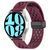Ремінець Универс 20mm Silicone With Magnetic для Samsung/Amazfit/Huawei Wine Red 212-02721 фото