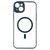 Чехол Baseus Frame Series Magnetic Case+Glass 0.22mm для iPhone 14 Plus Blue 757-00221 фото
