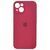 Силиконовый чехол с закрытой камерой для iPhone 13 Rose-Red 208-00731 фото