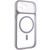 Чехол TPU+PC GETMAN Moon Clear with MagSafe для Apple iPhone 12 Pro (6.1") Grey 656-08452 фото