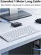 USB-хаб UGREEN CR113 USB 3.0 Hub 1m (Black) (UGR-20291) UGR-20291 фото 4