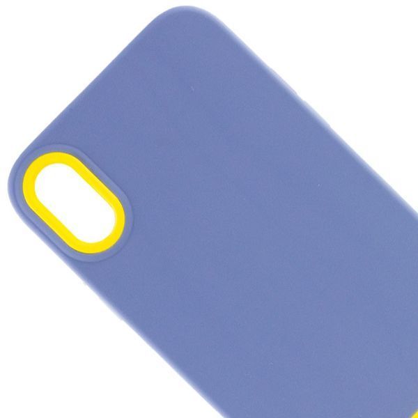 Чохол TPU+PC Bichromatic для Apple iPhone XR (6.1") Blue / Yellow 555-03907 фото
