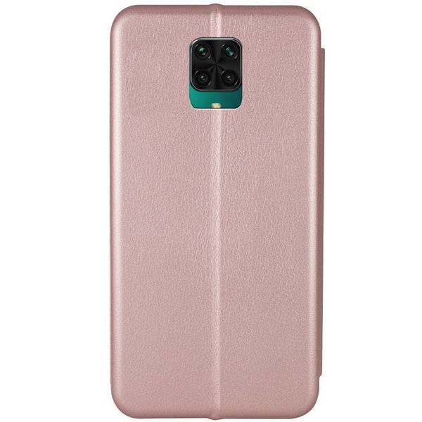 Шкіряний чохол-книжка Classy для Xiaomi Redmi Note 9s / Note 9 Pro / Note 9 Pro Max Rose Gold 777-06000 фото