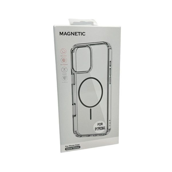 Чехол Acrylic Thin Magnetic для Apple iPhone 17 Pro Grey 666-03726 фото