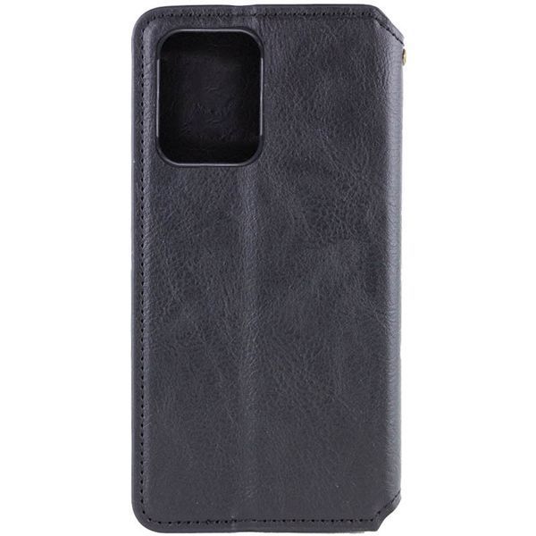 Шкіряний чохол-книжка GETMAN Cubic для Xiaomi Redmi Note 14 5G Чорний 555-01626 фото