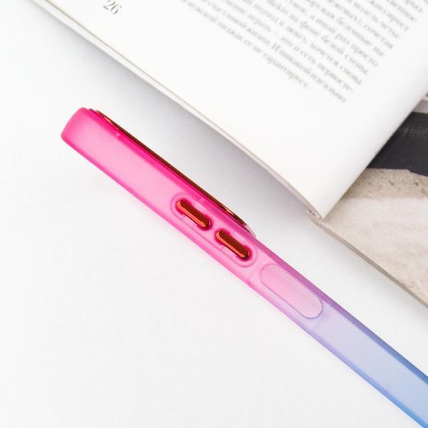 Чохол TPU+PC Fresh sip series для Xiaomi Redmi Note 12 4G Синій / Рожевий 777-06607 фото