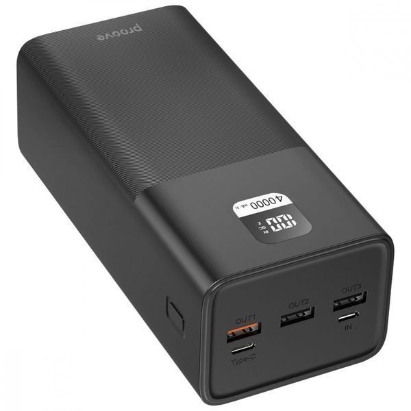 Power Bank Proove Giant Lite 22.5W 40000mAh Black PBGI20312201 фото
