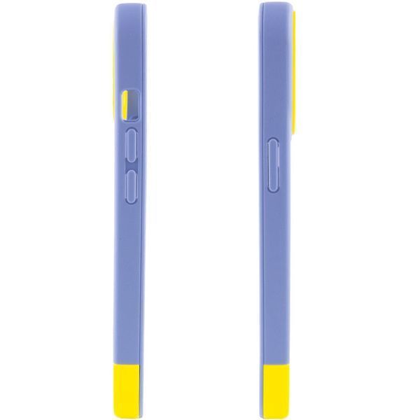 Чохол TPU+PC Bichromatic для Apple iPhone 12 Pro / 12 (6.1") Blue / Yellow 555-03957 фото