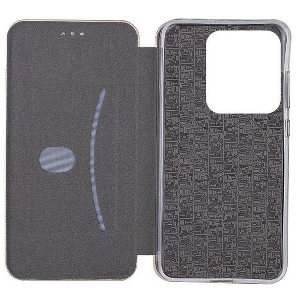 Кожаный чехол-книжка Classy для Xiaomi Redmi Note 14 5G Gold 777-05391 фото