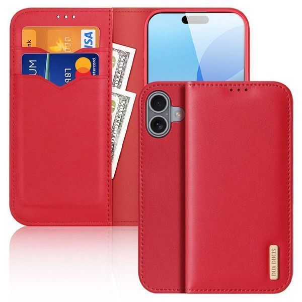 Чехол-книжка Dux Ducis Hivo для Apple iPhone 17 (6.3") Red 777-08188 фото