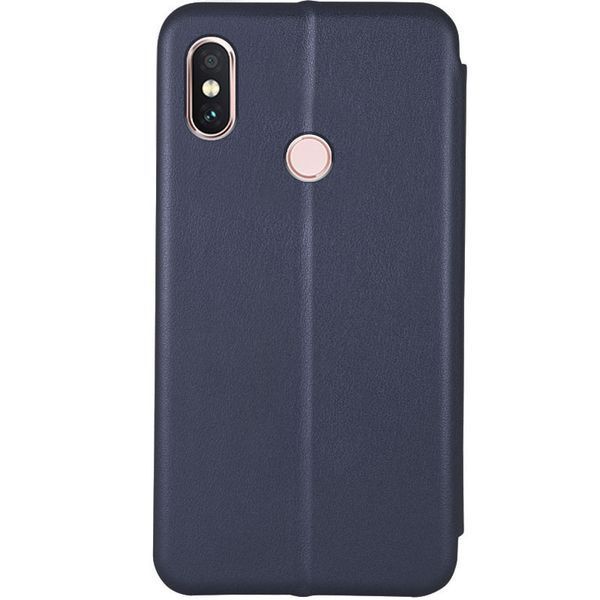 Кожаный чехол-книжка Classy для Xiaomi Redmi Note 5 Pro / Note 5 (DC) Navy Blue 777-06100 фото