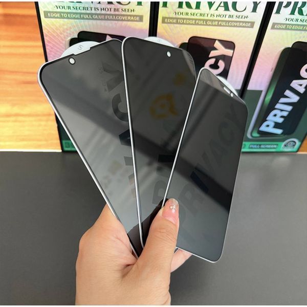 Захисне скло анти-шпигун Letter Privacy Anti-Static Glass для iPhone 15 777-02152 фото