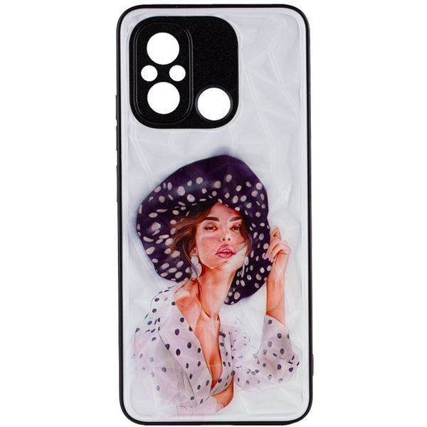 TPU+PC чохол Prisma Ladies для Xiaomi Redmi 12C / Poco C55 Girl in a hat 777-07406 фото
