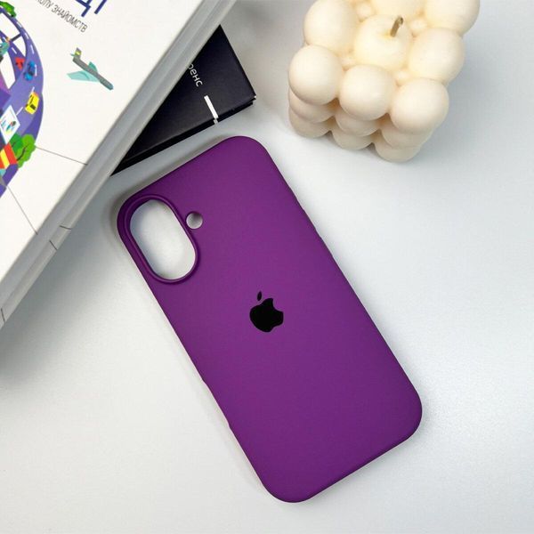 Силиконовый чехол для iPhone 16 Purple 666-01182 фото