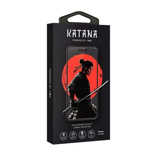 Захисне скло KATANA by iNobi for iPhone 16 Pro Max Black 204-00261 фото