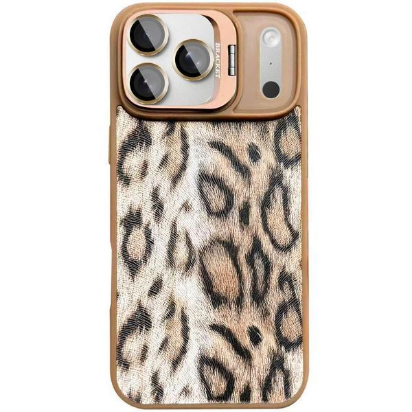 Чохол TPU+PC Wild Leopard with MagSafe and Lens для Apple iPhone 17 Pro Max (6.9") Brown 656-08226 фото