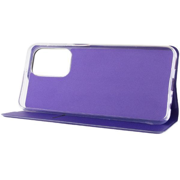 Шкіряний чохол-книжка GETMAN Elegant для TECNO Camon 19 Фіолетовий 555-01576 фото