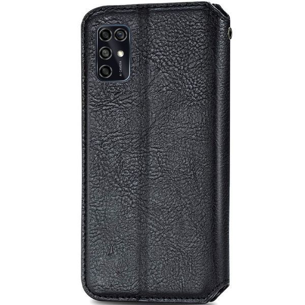 Шкіряний чохол-книжка GETMAN Cubic для ZTE Blade V2020 Smart Чорний 555-01930 фото