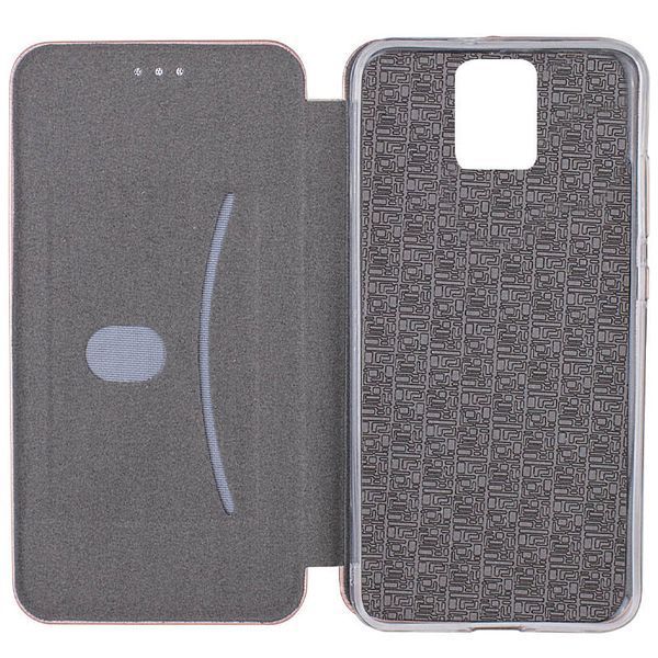 Шкіряний чохол-книжка Classy для Xiaomi Redmi Note 9s / Note 9 Pro / Note 9 Pro Max Rose Gold 777-06000 фото